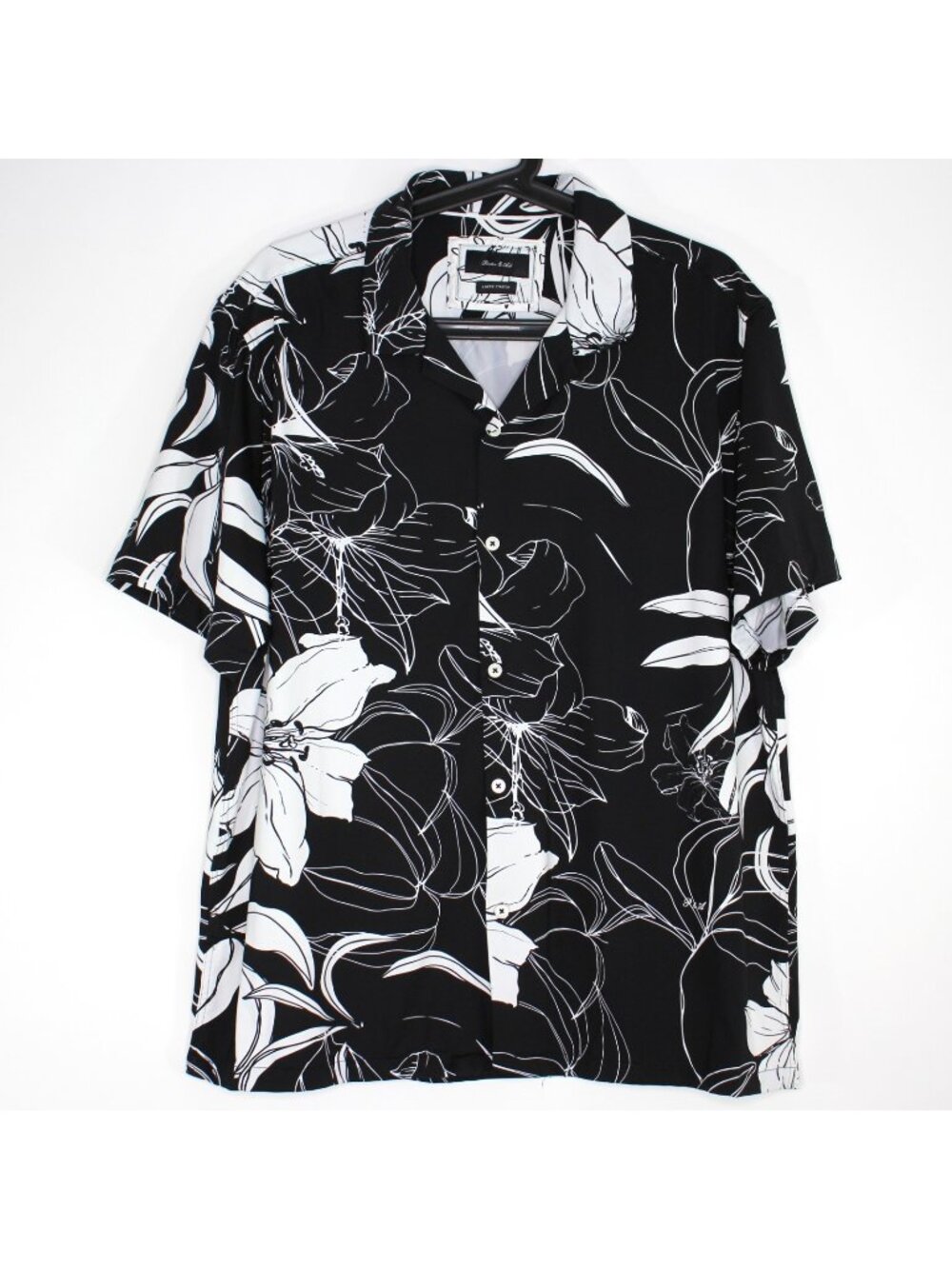 Porter & Ash Mens XL Kinetic Stretch Floral Performance Button Up Shirt F1373